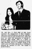 David John Rossen and Julia Kay Huff
Engagement announcement in Suburbanite Economist, Chicago. 4 Feb 1973 