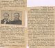 Newspapper clipps regarding the Golden Wedding of Hans Christian Nielsen and Ingeborg Cathrine Pedersen in 1911