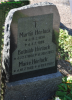 Martin Christian Hørløck, wife Bothilde Marie (nee Schmidt) and their daughter Marie Hørløck 