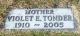 Violet Evelyn Tonder (nee Johnson) Violet Evelyn Tonder (nee Johnson)