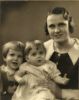 Elly Maria Jansson with her 2 daughters Elly Inga-Britt and Maud Marianne Lundholm