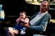 Henry Rossen with his great-granddaughter Miranda Elliot, 1988