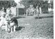 Siblings James Peter 'Jim' and Diane Denise Nelsen with their dog Trixie